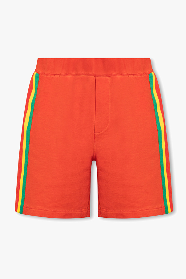 Dsquared2 shorts Green with side stripes