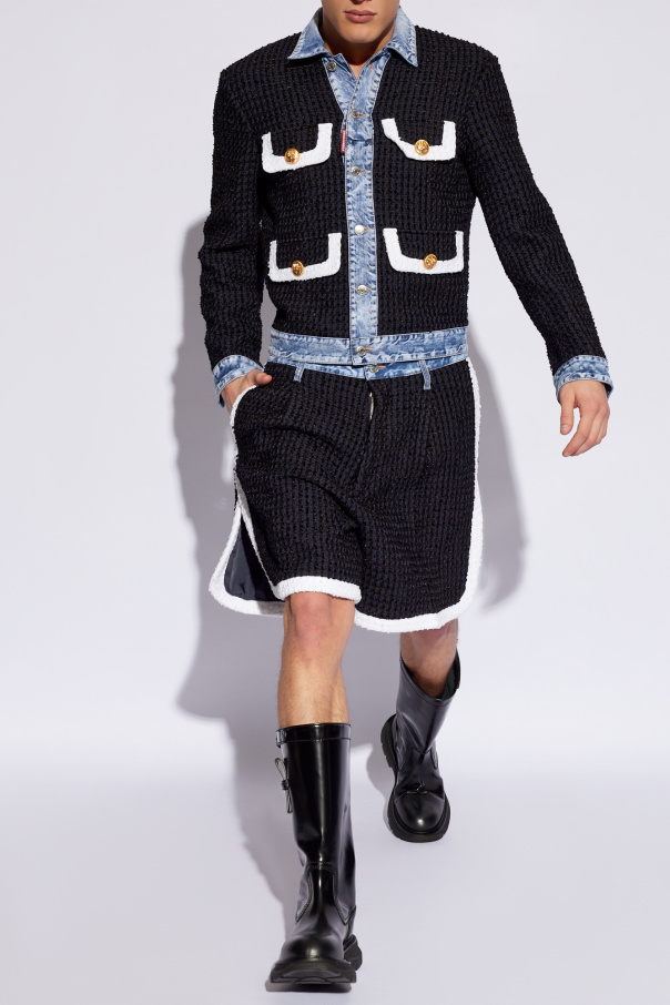 Dsquared2 Tweed shorts