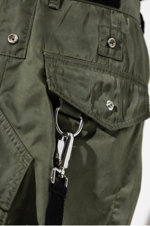 Dsquared2 Shorts mit abnehmbaren Riemen