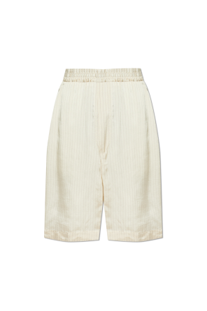 Pantalones cortos con estampado de rayas