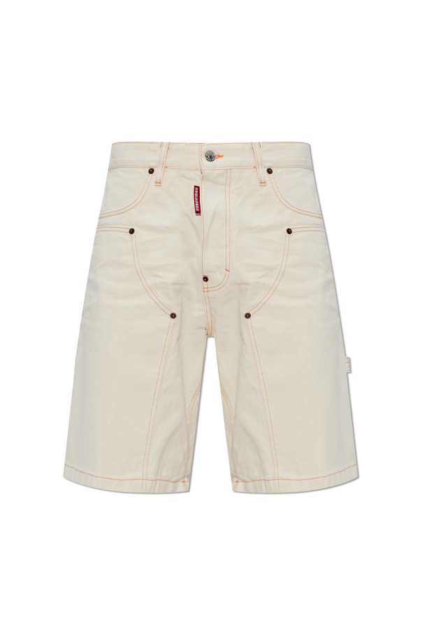 ‘Cargo’-style denim shorts od Dsquared2