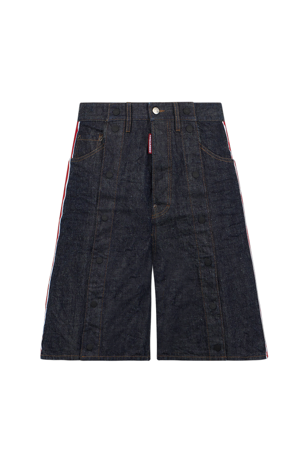 Straight-Cut Denim Shorts od Dsquared2