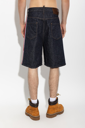 Dsquared2 Pantalones cortos vaqueros de corte recto