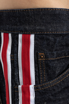 Dsquared2 Pantalones cortos vaqueros de corte recto