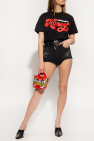 Dsquared2 High-waisted denim shorts