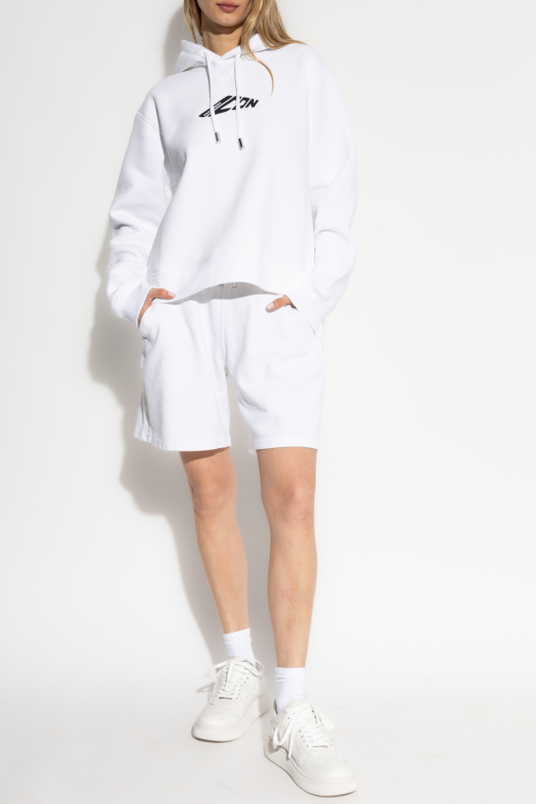 Dsquared2 Baumwollshorts mit aufgedrucktem Logo