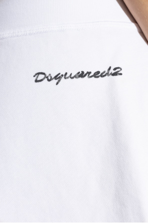 Dsquared2 Baumwollshorts mit aufgedrucktem Logo