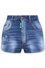 Dsquared2 High-waisted denim shorts