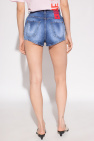 Dsquared2 High-waisted denim shorts