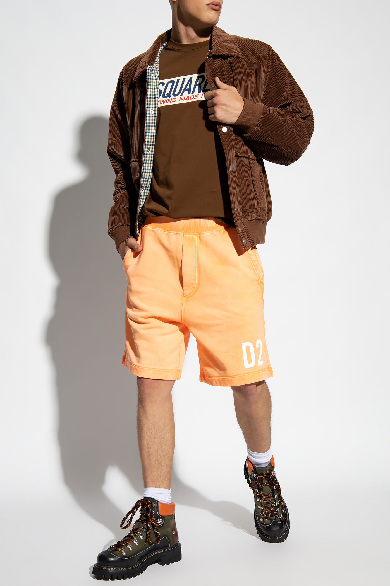 Dsquared2 Cotton shorts with logo