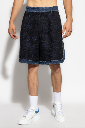 Dsquared2 Pantalones cortos de materiales combinados