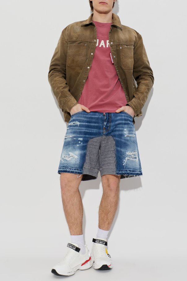 Dsquared2 Denim shorts with a vintage effect