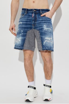 Dsquared2 Denim shorts with a vintage effect