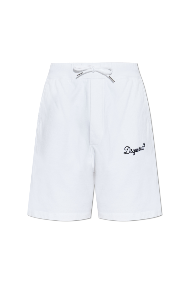 Cotton shorts with embroidered logo od Dsquared2