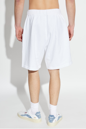 Dsquared2 Calções de algodão com logótipo bordado