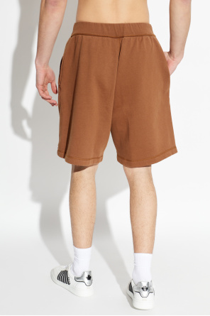 Dsquared2 Calções de algodão com logótipo bordado