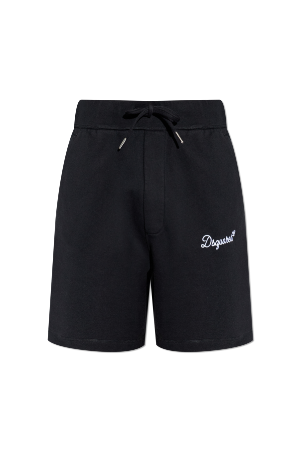 Cotton shorts with embroidered logo od Dsquared2