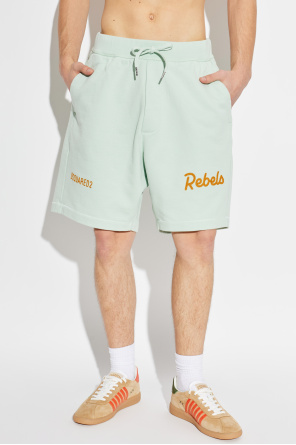 Dsquared2 Pantalones cortos con logo bordado