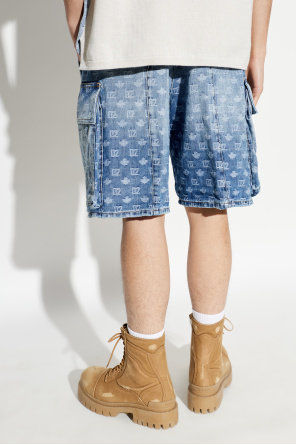 Dsquared2 ‘Cargo’ shorts with monogram