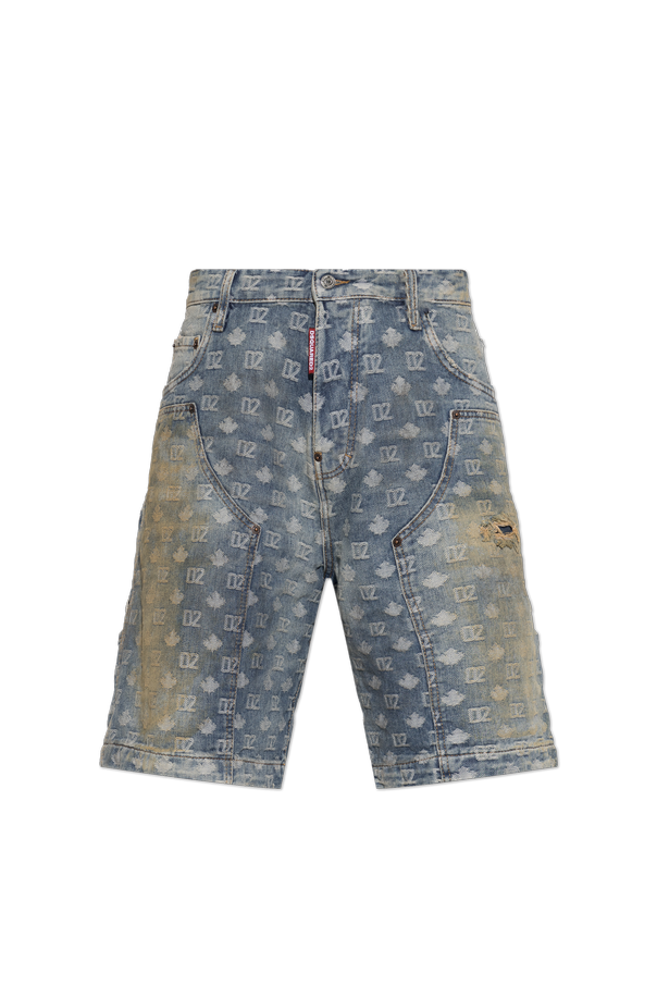 Dsquared2 Szorty ‘Carpenter’ z monogramem