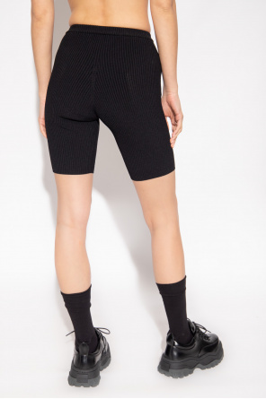 Dsquared2 Cropped ribbed Jossa leggings