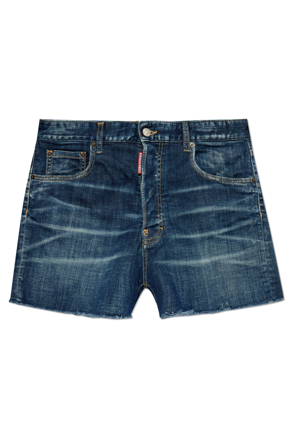 Denim shorts with vintage effect od Dsquared2