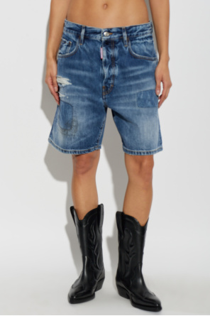 Dsquared2 Shorts vaqueros efecto vintage