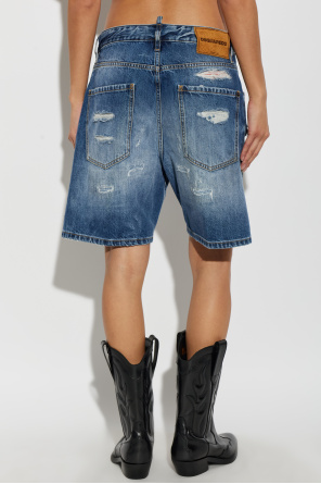 Dsquared2 Shorts vaqueros efecto vintage