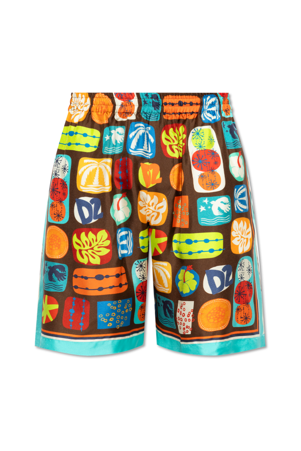 Silk shorts capsule `Summer Lovers` od Dsquared2