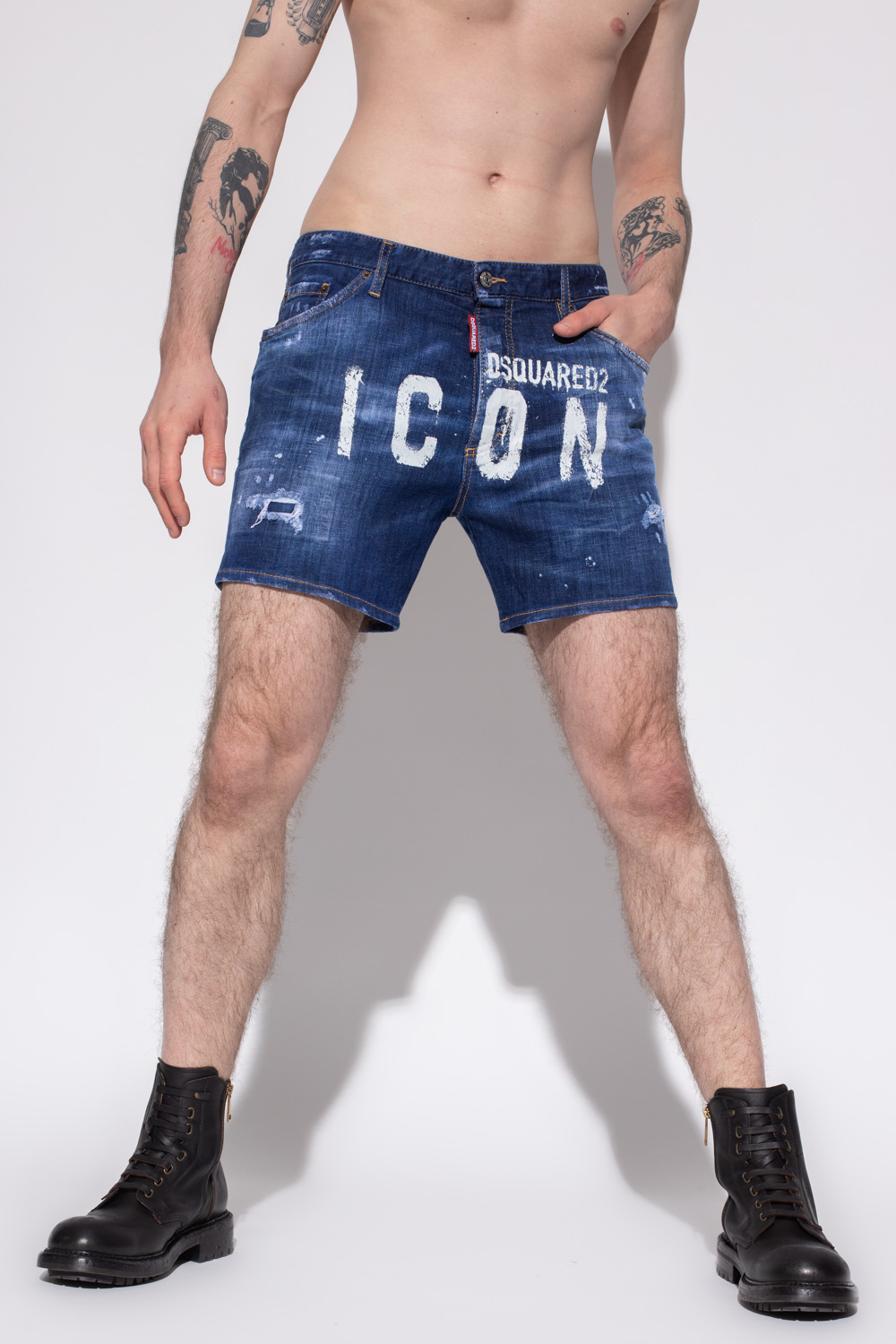 Dsquared2 ‘Dan Commando’ denim shorts