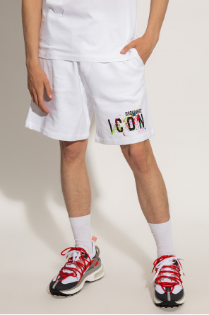 Dsquared2 monogram-print cycling shorts