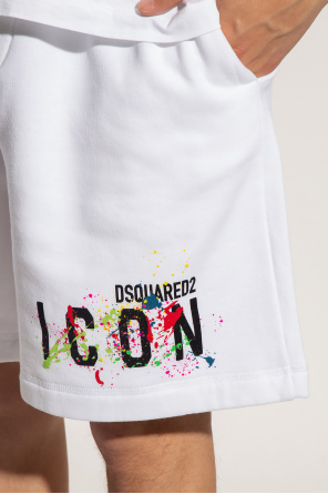 Dsquared2 monogram-print cycling shorts