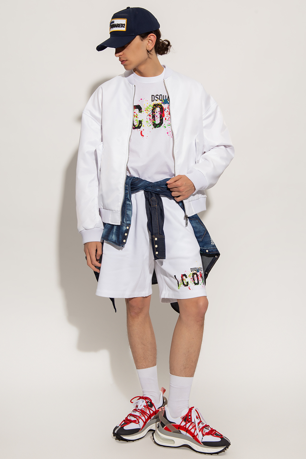 Dsquared2 Girls White Denim Dress