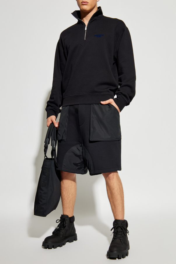 Dsquared2 Shorts made from mixed fabrics