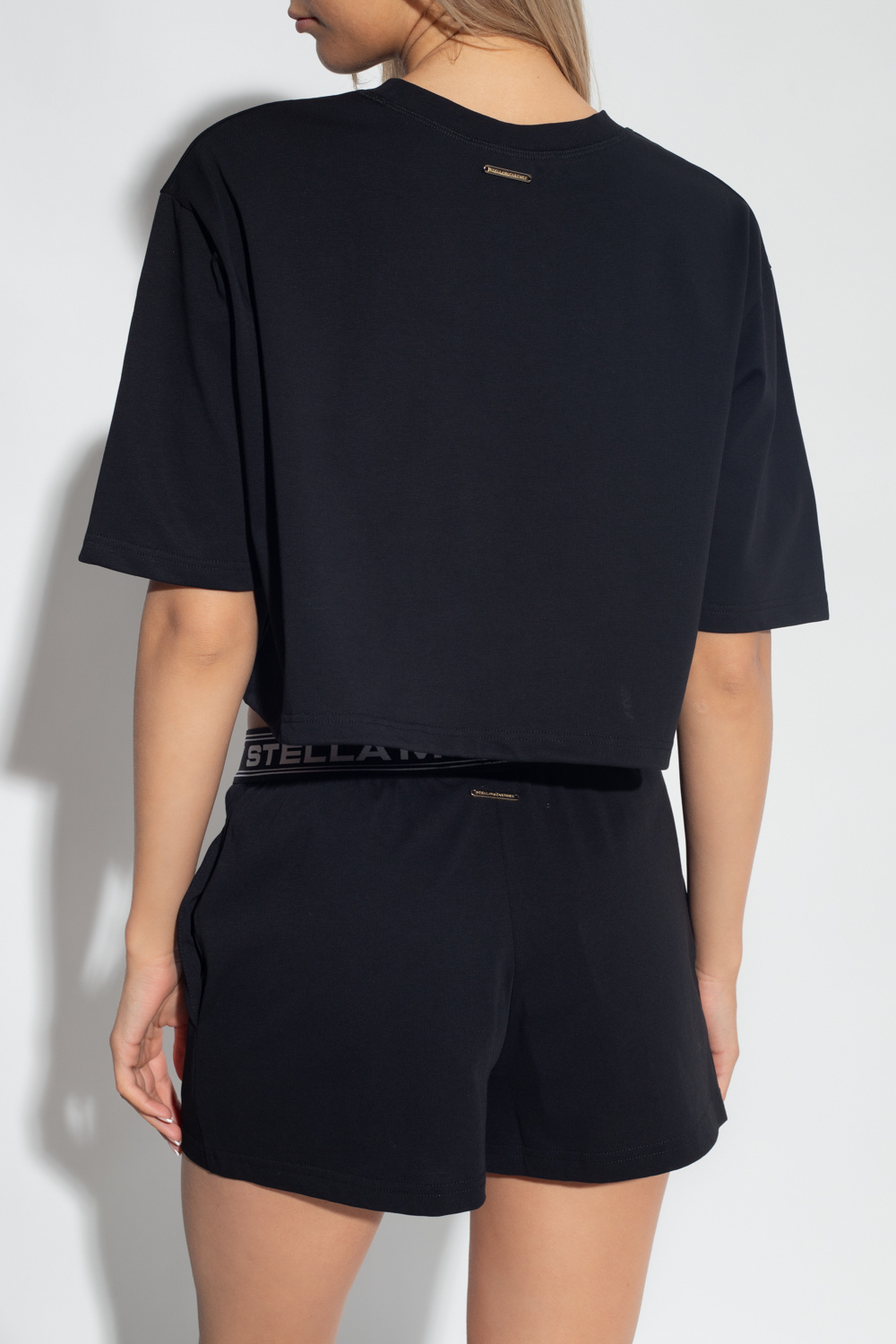 Stella McCartney top with cut out details adidas by stella mccartney t shirt black