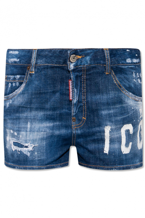 Dsquared2 Denim shorts with logo