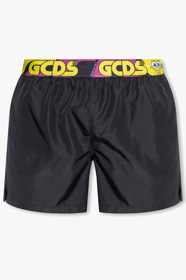 GCDS GCDS RWB seersucker swim shorts™
