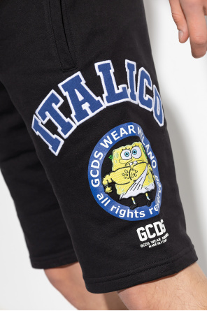 GCDS GCDS Helmut Lang strap-detail hoodie™