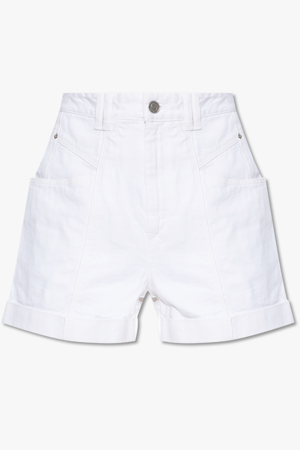 Isabel Marant ‘Vetanio’ high-waisted denim shorts