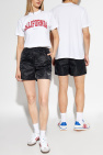Sporty & Rich BLACK Shorts with logo