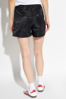 Sporty & Rich BLACK Shorts with logo