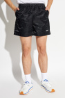 Sporty & Rich BLACK Shorts with logo