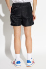 Sporty & Rich BLACK Shorts with logo