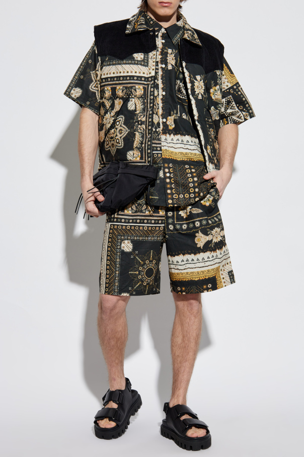 MARANT Gemusterte Shorts 'Gregorian'