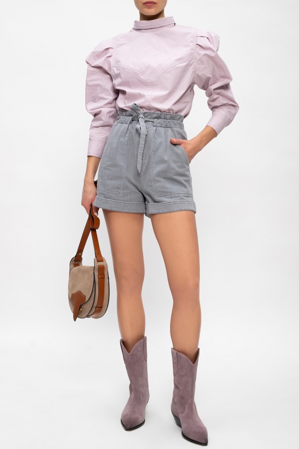 Isabel Marant Étoile Denim shorts with turn-ups