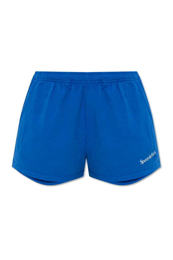 "Serif Logo Disco" shorts od Sporty & Rich
