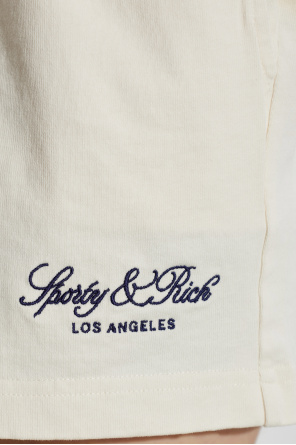Sporty & Rich Sweat shorts with embroidered logo