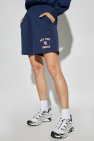 Sporty & Rich NAVY BLUE Shorts from the 47 & The New York Yankees collection