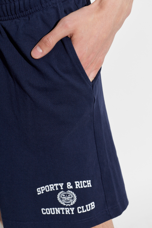 Sporty & Rich Calções de fato de treino com estampado