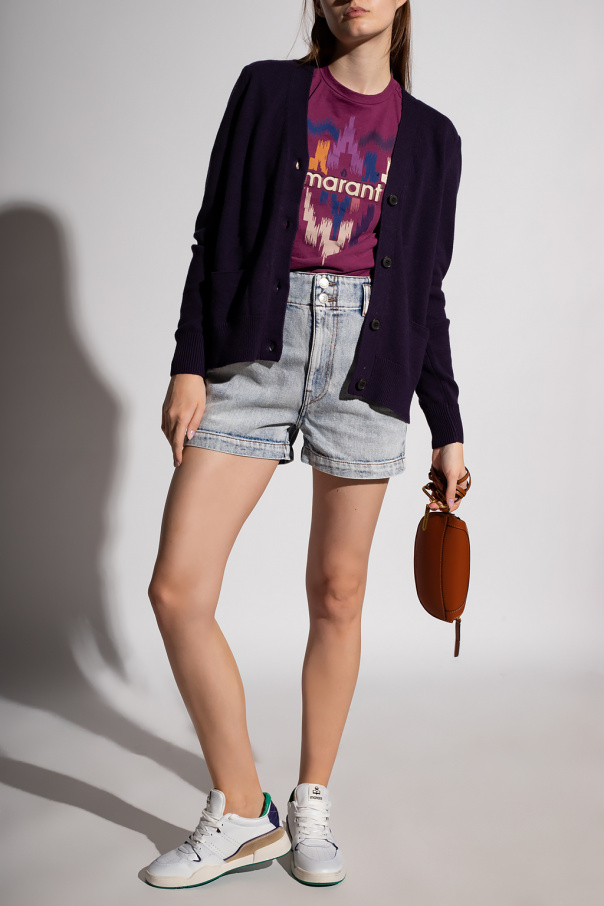‘tihiana’ denim shorts, zdjęcie 2 ‘tihiana’ denim shorts od adidas bermuda orange beach california